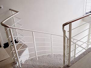 Gegossene Treppe